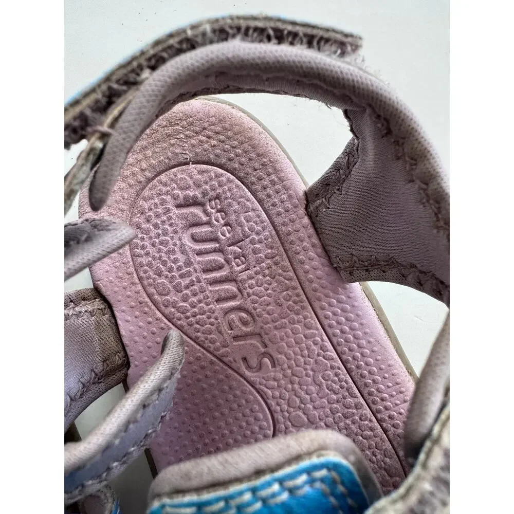See Kai Run Paley II sandals in iridescent blue